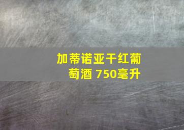 加蒂诺亚干红葡萄酒 750毫升